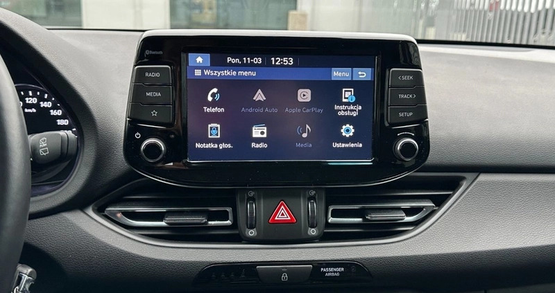 Hyundai I30 cena 84900 przebieg: 25839, rok produkcji 2022 z Goniądz małe 301